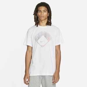 Nike Sportswear Men's Graphic Baseball Swoosh T-Shirt (White) NEW XL dj0745-100